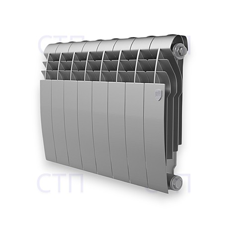 Радиатор Royal Thermo BiLiner 350 /Silver Satin - 8 секц.