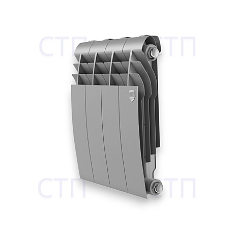 Радиатор Royal Thermo BiLiner 350 /Silver Satin - 4 секц.