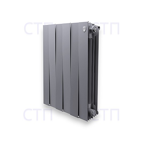 Радиатор Royal Thermo PianoForte 500 Silver Satin - 6 секц.