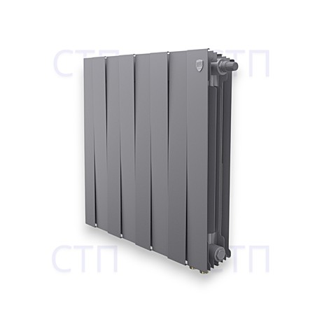 Радиатор Royal Thermo PianoForte 500 Silver Satin VDR80 - 8 секц.