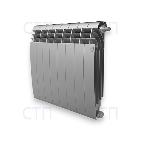 Радиатор Royal Thermo BiLiner 500 Silver Satin VR80 - 8 секц.