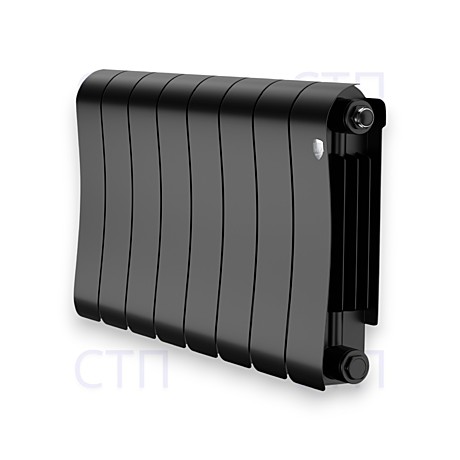 Радиатор биметаллический Royal Thermo Infinity 300 Noir Sable - 8 секц.