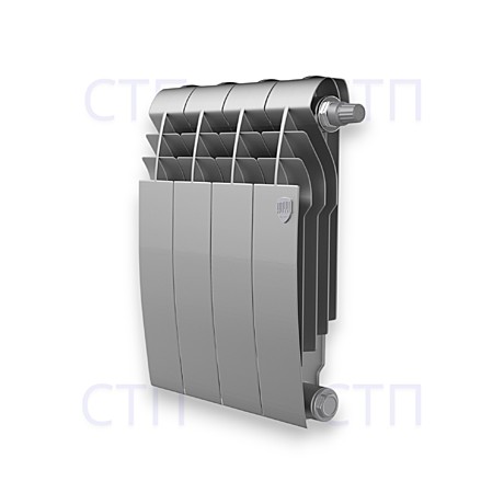 Радиатор Royal Thermo BiLiner 350 /Silver Satin VR - 4 секц.