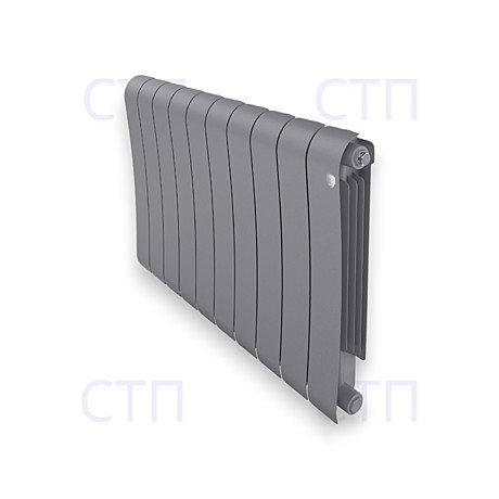 Радиатор биметаллический Royal Thermo Infinity 500 Silver Satin VR80 - 10 секц.