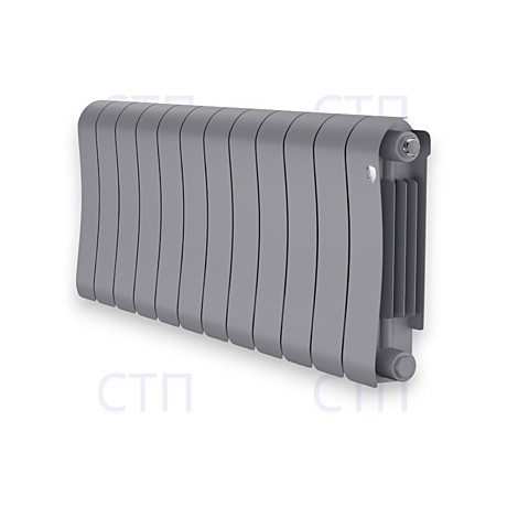 Радиатор биметаллический Royal Thermo Infinity 300 Silver Satin - 12 секц.