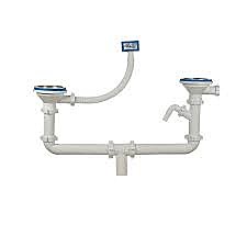 S-4107, Сифон бутылочный 3 1/2*40 нж+перелив квадр.