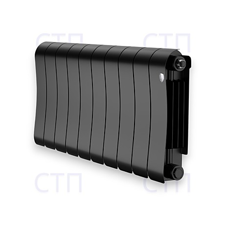 Радиатор биметаллический Royal Thermo Infinity 300 Noir Sable - 10 секц.