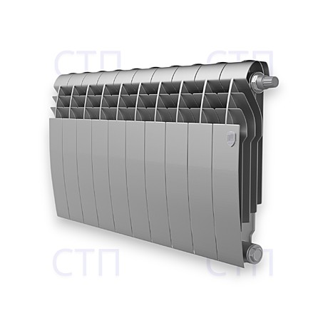 Радиатор Royal Thermo BiLiner 350 Silver Satin VR80 - 10 секц.