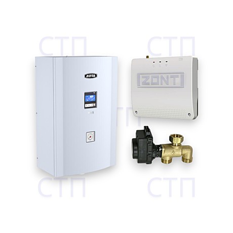 Zota Миникотельная-SET МК-S Plus 15кВт (клапан Zota BPV+Zont Smart 2.0+Адаптер OpenThermDIN)