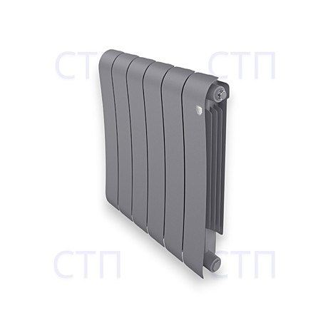 Радиатор биметаллический Royal Thermo Infinity 500 Silver Satin VR80 - 6 секц.