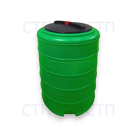 Terra RVP200 бак для воды, круглый с рёбрами - зелёный