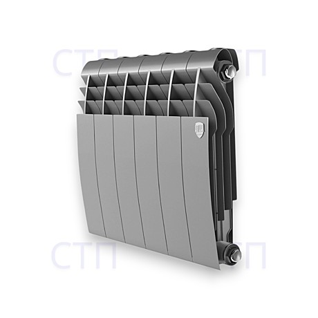 Радиатор Royal Thermo BiLiner 350 /Silver Satin - 6 секц.