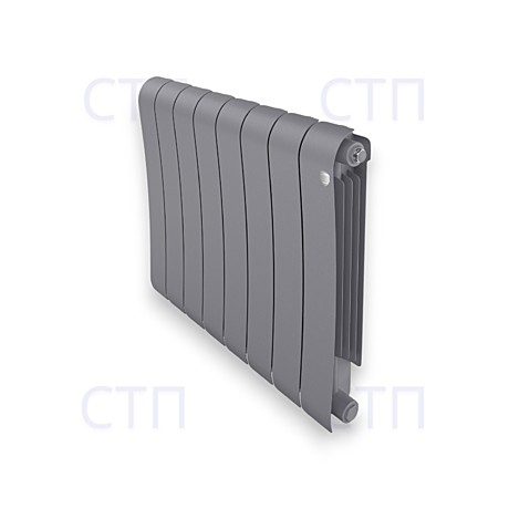 Радиатор биметаллический Royal Thermo Infinity 500 Silver Satin VR80 - 8 секц.