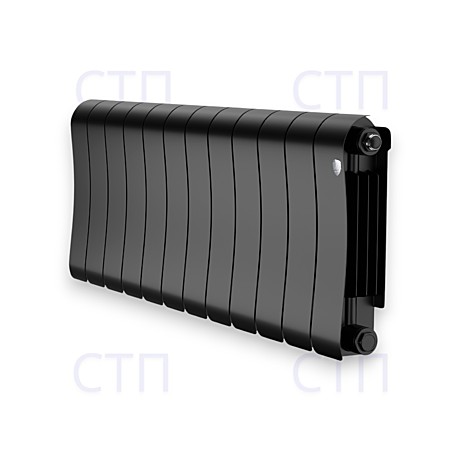 Радиатор биметаллический Royal Thermo Infinity 300 Noir Sable - 12 секц.