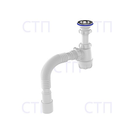 Сифон М Аквант S-1015 с вып,11/4*40 с гг,40*40/50 малый
