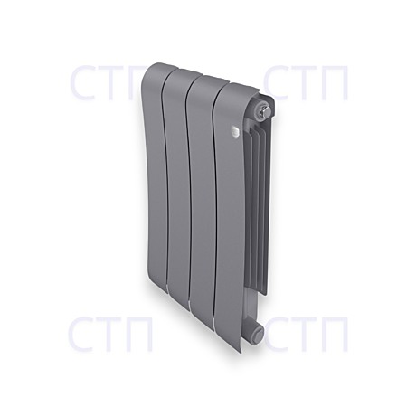 Радиатор биметаллический Royal Thermo Infinity 500 Silver Satin VR80 - 4 секц.