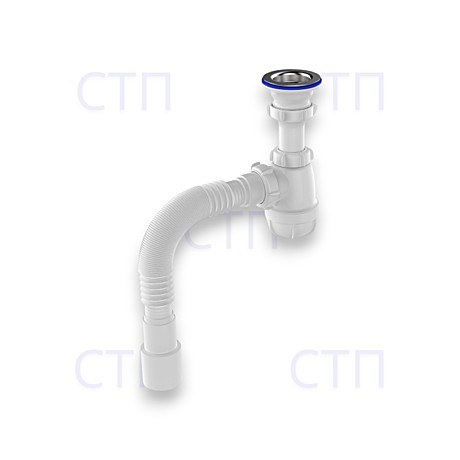Сифон М Аквант S-0115 с вып,11/2*40 с гт,40*40/50 малый