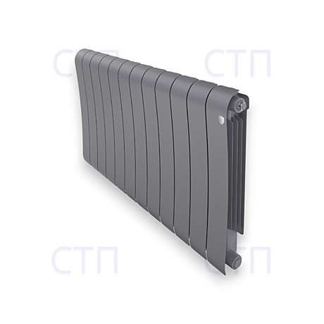 Радиатор биметаллический Royal Thermo Infinity 500 Silver Satin VR80 - 12 секц.