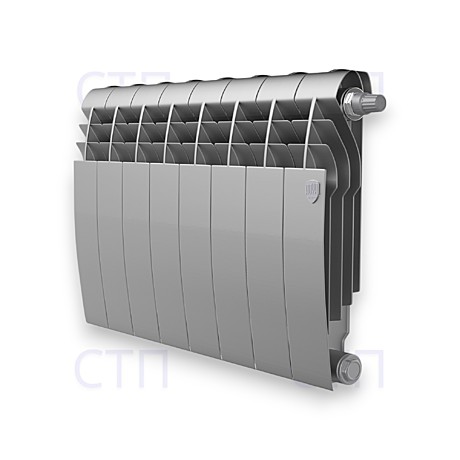 Радиатор Royal Thermo BiLiner 350 Silver Satin VR80 - 8 секц.