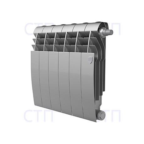 Радиатор Royal Thermo BiLiner 350 Silver Satin VR80 - 6 секц.