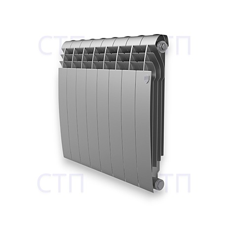 Радиатор Royal Thermo BiLiner 500 Silver Satin - 8 секц.
