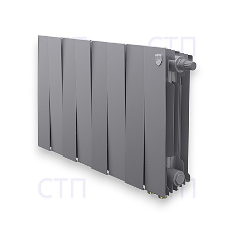 Радиатор Royal Thermo PianoForte 300 Silver Satin VDR80 - 8 секц.