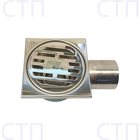 Трап 50 горизонт.100*100 Z-2124,санакс-00021 хром