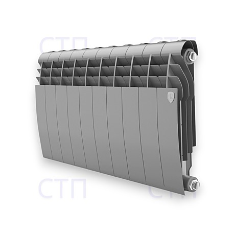 Радиатор Royal Thermo BiLiner 350 /Silver Satin - 10 секц.