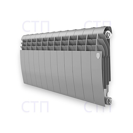 Радиатор Royal Thermo BiLiner 350 /Silver Satin - 12 секц.
